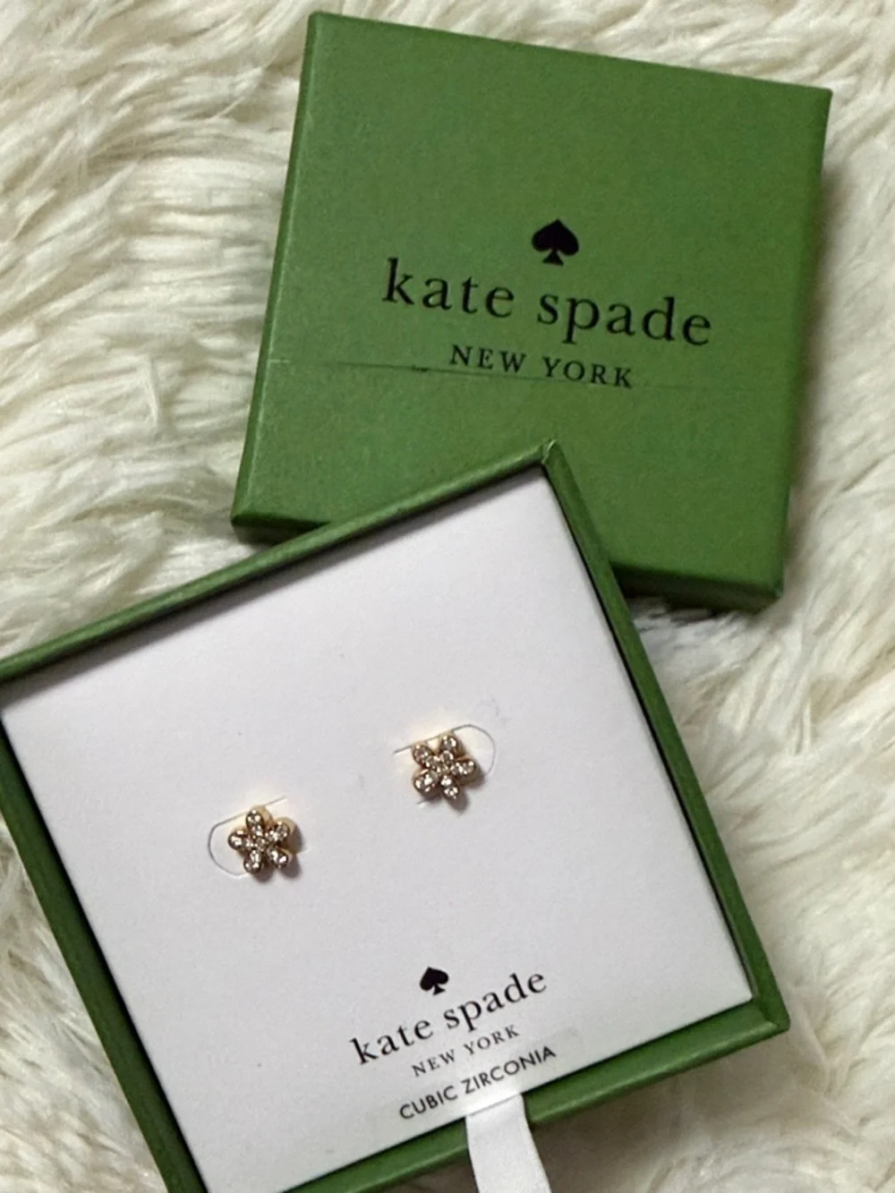 kate spade Gold Flower Stud Earrings